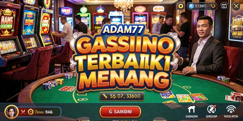 Tampilan gameplay seru dan menantang di ADAM77.
