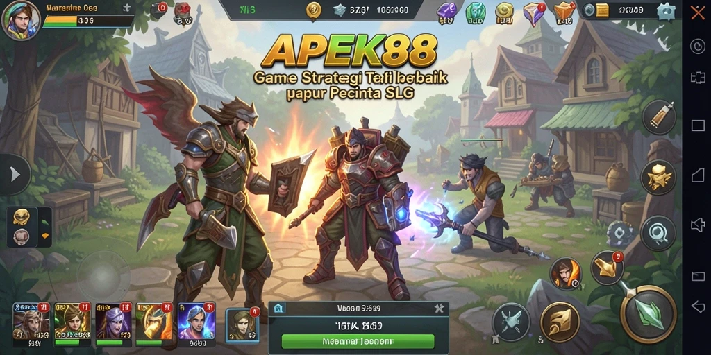 Tangkapan layar APEK88 menampilkan aksi gameplay yang seru.