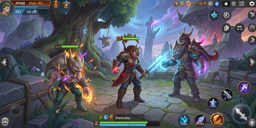 Tampilan gameplay API66 menampilkan aksi seru dalam dunia RPG.