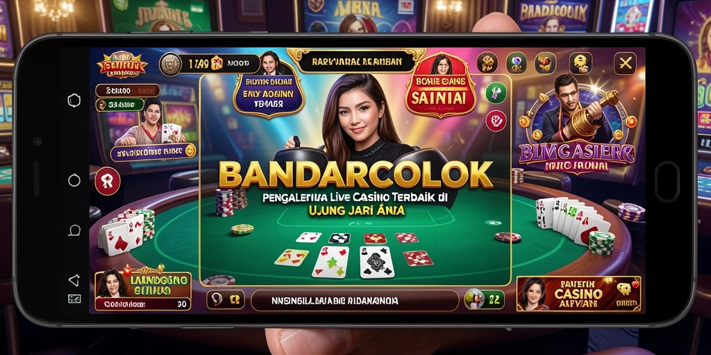 Gameplay seru dan interaktif di BANDARCOLOK Live Casino.