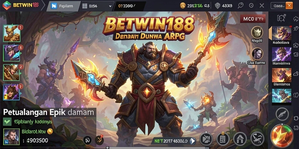 Gameplay ARPG yang menampilkan aksi seru di BETWIN188.