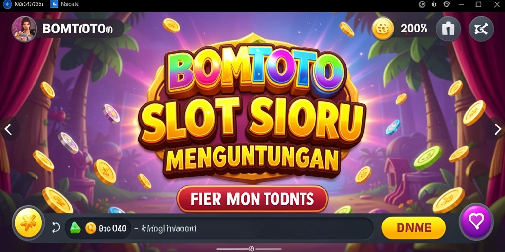Tampilan gameplay Slot menawan dari BOMTOTO.