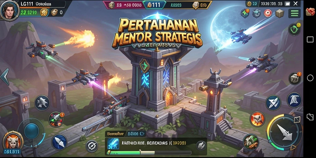 Tampilan menarik dari gameplay LG111 Tower Defense yang penuh aksi.