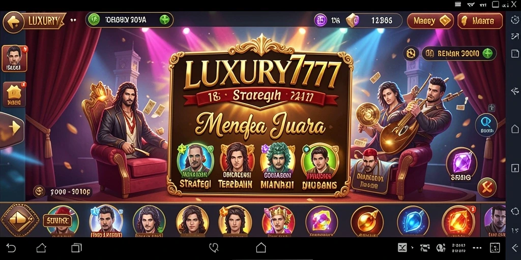 Tampilan gameplay LUXURY777 yang penuh aksi dan strategi.