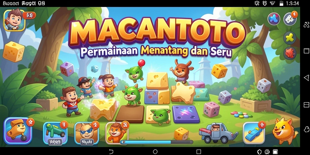 Tampilan gameplay seru dari MACANTOTO dalam permainan Puzzle.
