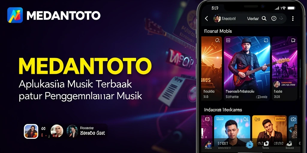 Tampilan gameplay menarik dengan berbagai lagu yang dapat dinikmati.
