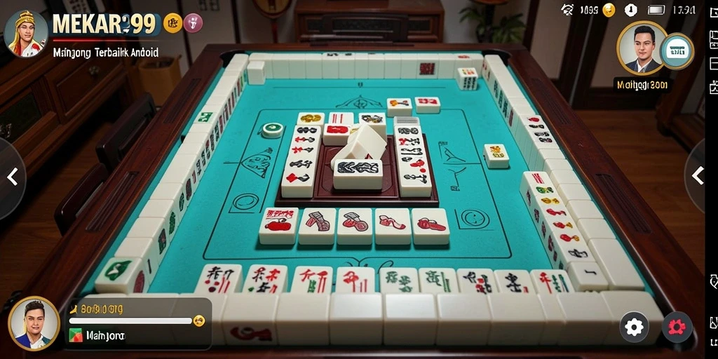 Tampilan gameplay menarik dari MEKAR99 dengan ubin Mahjong.