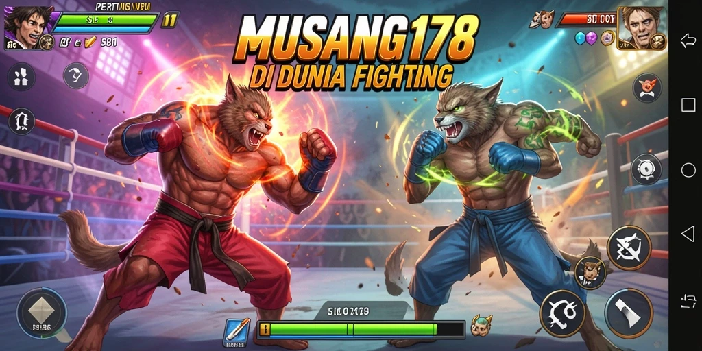 Tampilan aksi gameplay MUSANG178 yang mendebarkan dalam pertarungan.