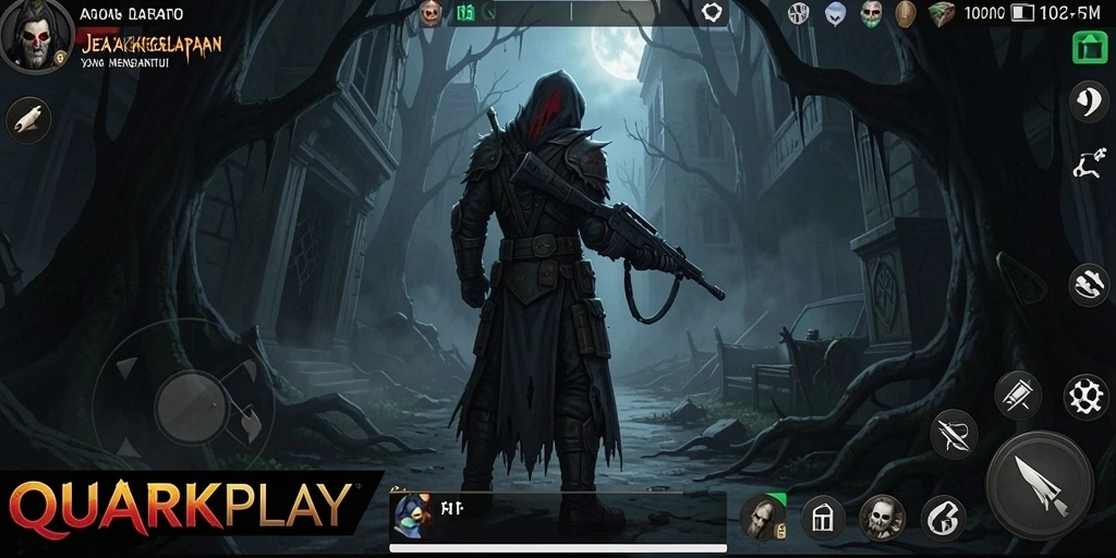 Tampak gameplay menegangkan dengan suasana Horror yang mencekam.
