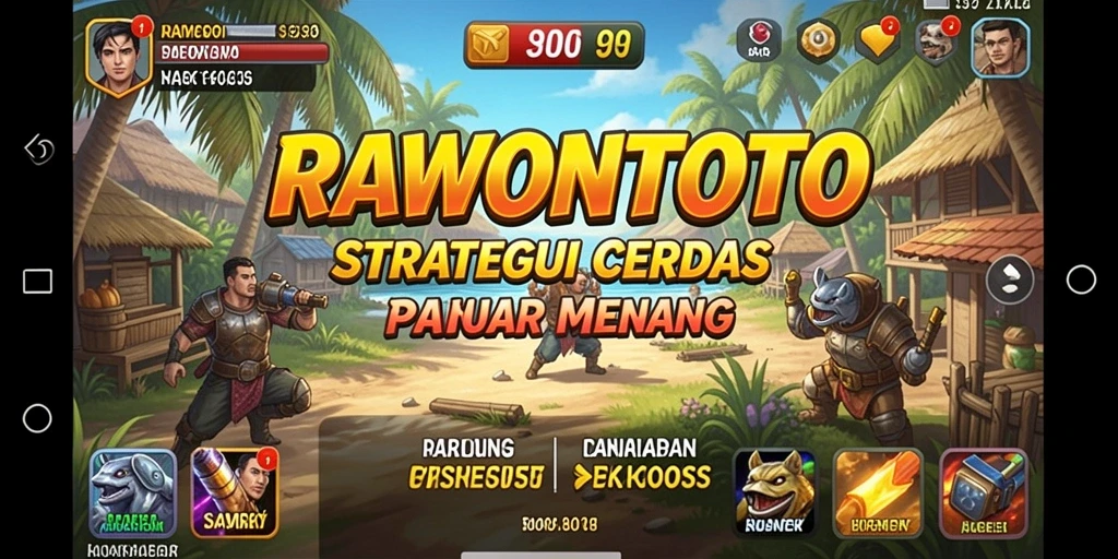 Tampilan gameplay menarik dari RAWONTOTO dengan aksi strategis yang menegangkan.