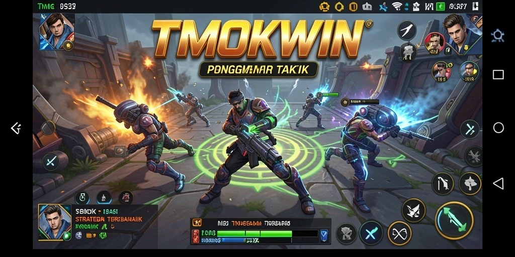 Tampilan gameplay menarik dari TMOKWIN yang menguji strategi pemain.